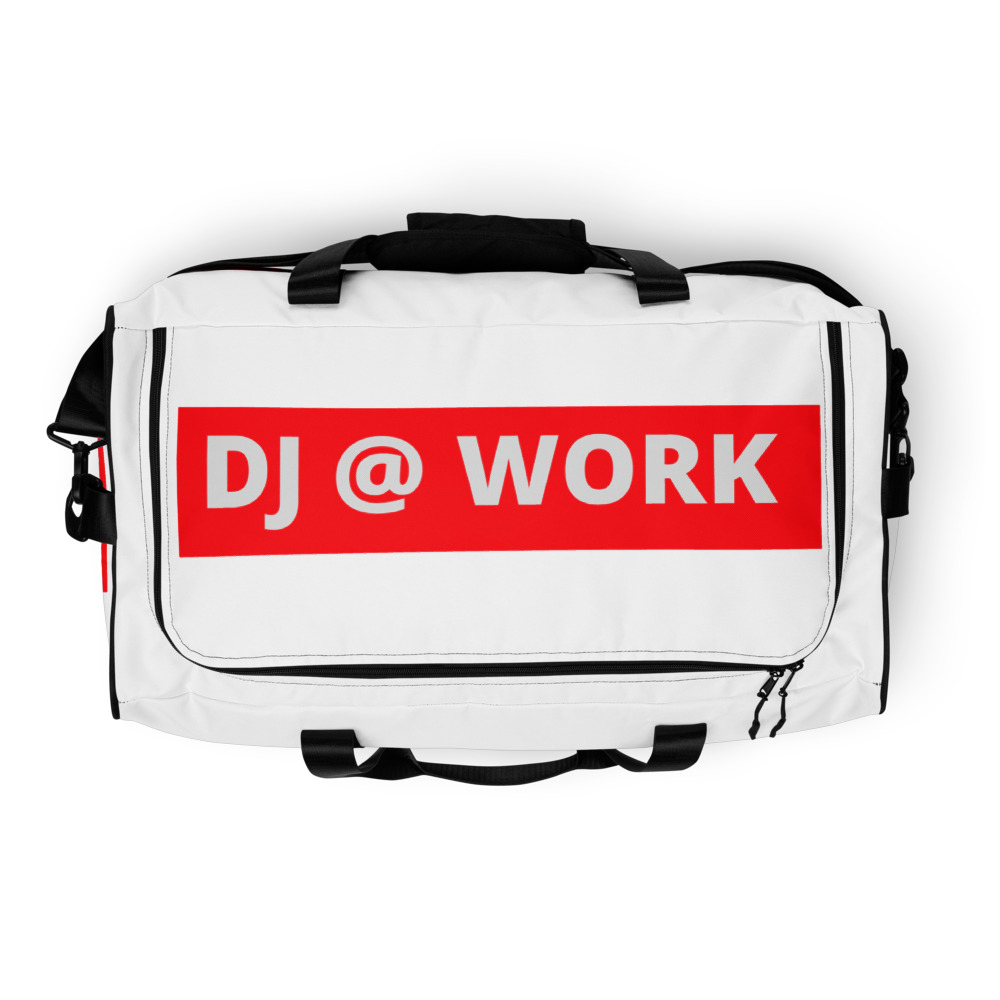 DJ AT WORK Duffle bag – Ziggy Chimp Fun