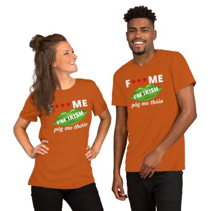 FK ME IM IRISH Short-Sleeve Unisex T-Shirt Satandard - Image 8