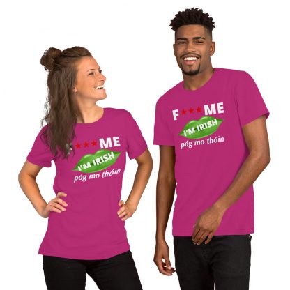 FK ME IM IRISH Short-Sleeve Unisex T-Shirt Satandard - Image 6