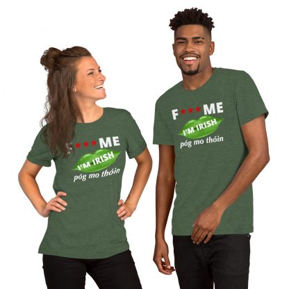 FK ME IM IRISH Short-Sleeve Unisex T-Shirt Satandard - Image 7